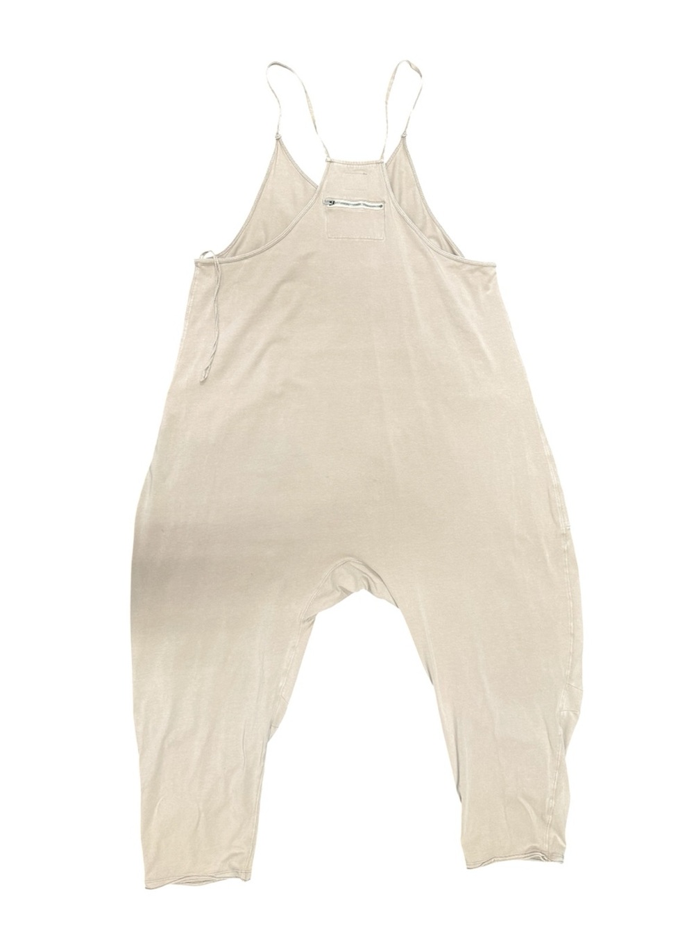 FP Movement by Free People Beige Sleeveless Harem Jumpsuit